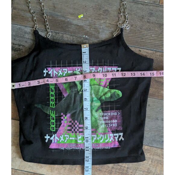 Hot Topic "The Nightmare Before Christmas" Chain Strap Tank Top, Size M - Picture 3 of 4